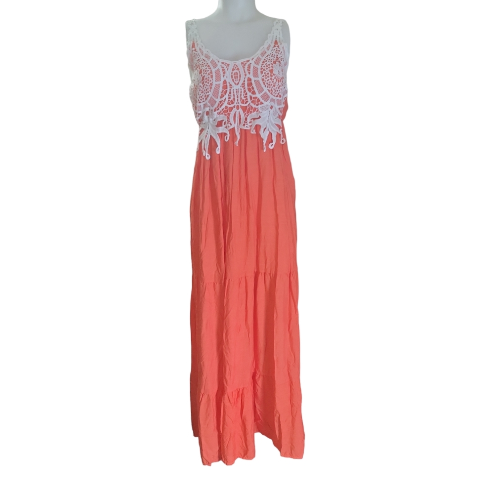 Simi croche top maxi dress